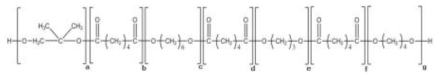 Polyester Polyol(F)의 화학구조