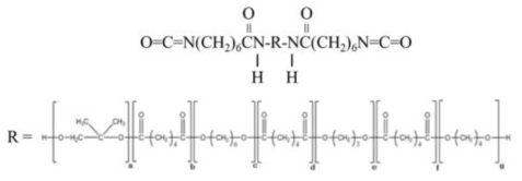 Polyisocyanate(F)의 화학구조