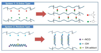 Diels-Alder 메커니즘 컨셉 구현을 위한 고분자 시스템 구축