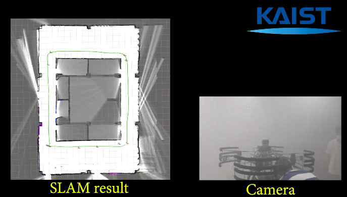 카트를 이용한 농연환경에서의 SLAM 결과 및 Camera