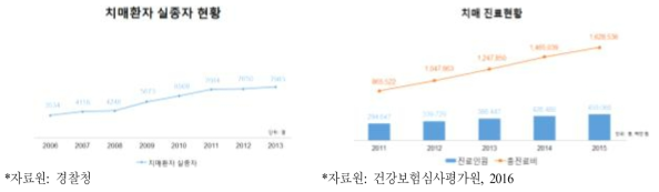 치매 환자수와 진료 현황