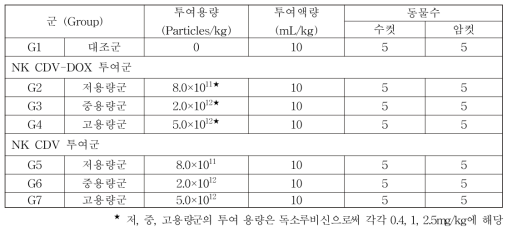 반복투여 DRF (BNS) 그룹>