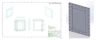 Anode end plate 설계도