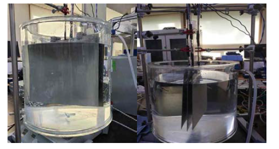 Experimental setup of anodization reactor