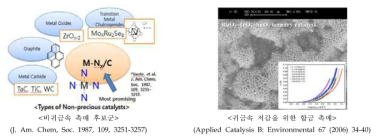 비귀금속 촉매 후보군 및 합금화