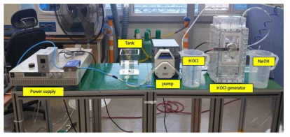 Lab-scale HOCl generator 2차 샘플 Test-bed