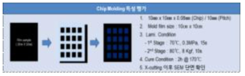 Chip 몰딩 특성 평가 방법