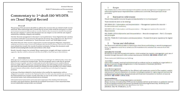 ISO/PWI TR 22428에 대한 WG 17 commentary