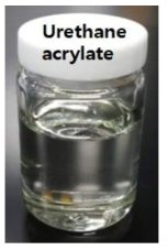 반응 종료 후 생성된 urethane acrylate oligomer