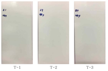 Monomer 선정 추가 연필경도 테스트 결과