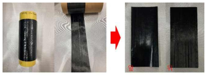 CF-CNT PET tape 샘플