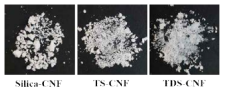 질량비 1:1 silica-CNF 분말 사진