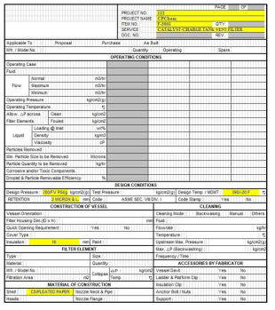 생성된 Data sheet 예시