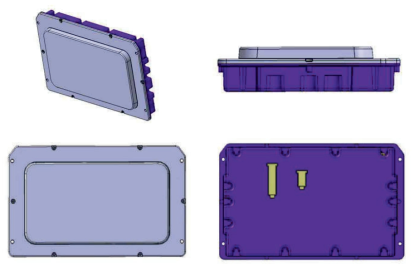 HMI Cluster 기구부 Layout 3D 모델링