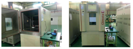 환경시험 (저온/고온) 시험 진행