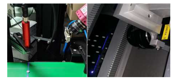 실제품 레이저 프로파일 추출을 위한 단독촬영