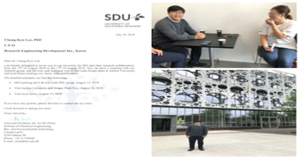 SDU 대학교 방문 및 박진미 교수 미팅
