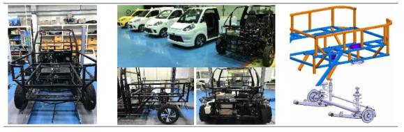 초소형EV 시작품 양산을 위한 차량 개선 작업