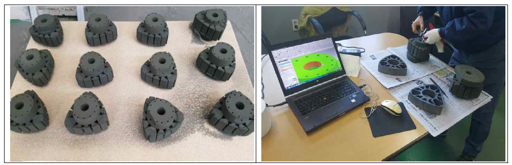 3D프린팅 기술을 활용한 Rotor 부품 제작 및 납품현황