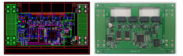 통합 BMS 회로 설계 및 보드