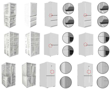 냉장고 3D스캐닝 및 엔진 보정 모델링 데이터