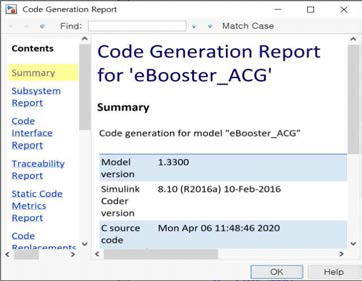 Code Generation Report