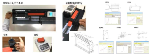 CLO FabricKit 와 KES-F 원단의 물성 측정장치