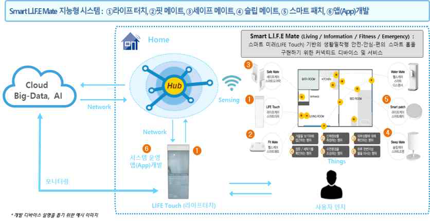 비즈니스 모델 및 제품 개발 개념도