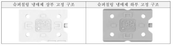 슈퍼칠링 냉매제 안정적인 적재를 위한 디자인 고안