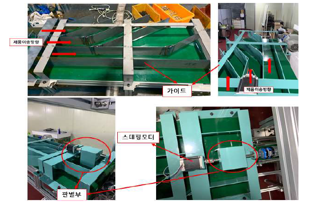 Sorting(선별) Bar의 제작사진