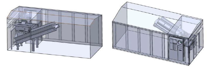 암롤박스형 PET회수기의 3D 모델링