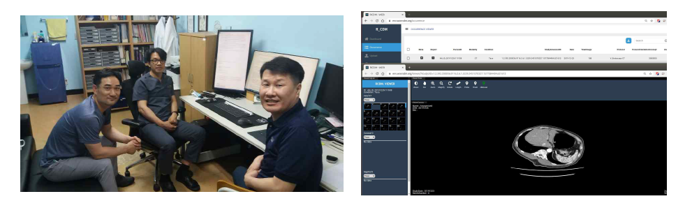 조선대학교병원의 김진응 교수 연구팀(다기관의료영상분석 연구)의 R-CDM 기반 연구 (2020.08.13.)