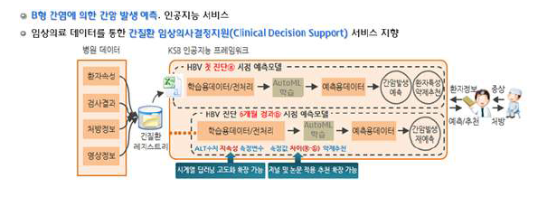 간질환 Advisor 서비스 흐름도