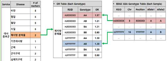 대사증후군 환자 유전자 분석 알고리즘 설계서