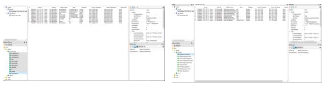 각 OPC UA Server 장치로부터 읽어온 데이터 기반 OPC UA Publisher 정보 모델