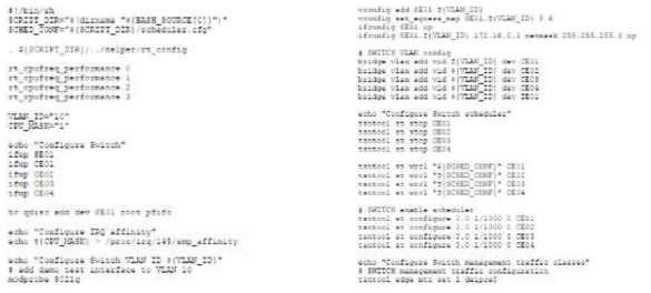 IEEE802.1Q VLAN 설정 쉘-스크립트