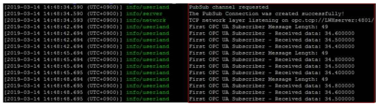 첫 번째 OPC UA Subscriber 구독