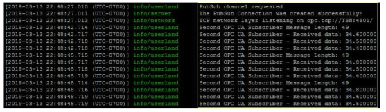 두 번째 OPC UA Subscriber 구독