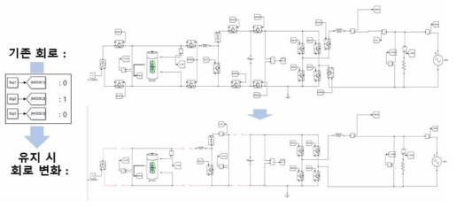 유지 시 Simulink 회로의 변화