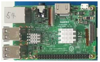 Host와 slave FPGA 컨트롤용 Raspberry Pi PC board