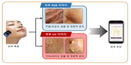 촬영 이미지 분석을 통한 피부 분석