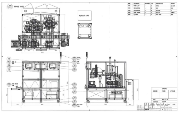 LEAK TESTER FRAME PART