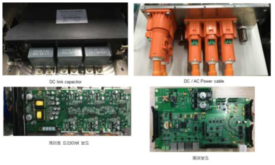 제작된 전기 화물차용 인버터 구성