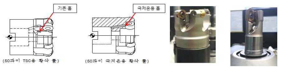 극저온 공구 설계 및 제작(⊘50 & ⊘25커터)