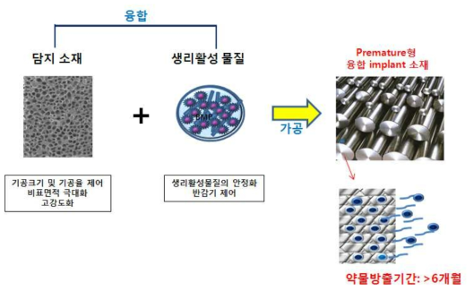 담지체 제조 및 생리활성물질과의 융합 기술