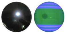 <100mm 4H-SiC 잉곳 Image(좌) 및 UV Image (우)