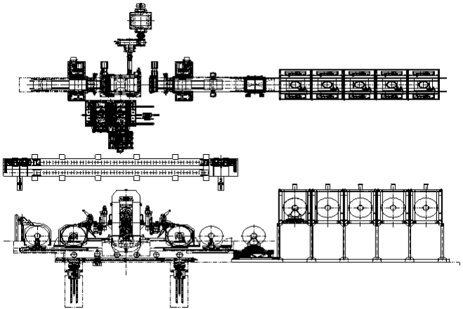광폭 압연기 레이아웃