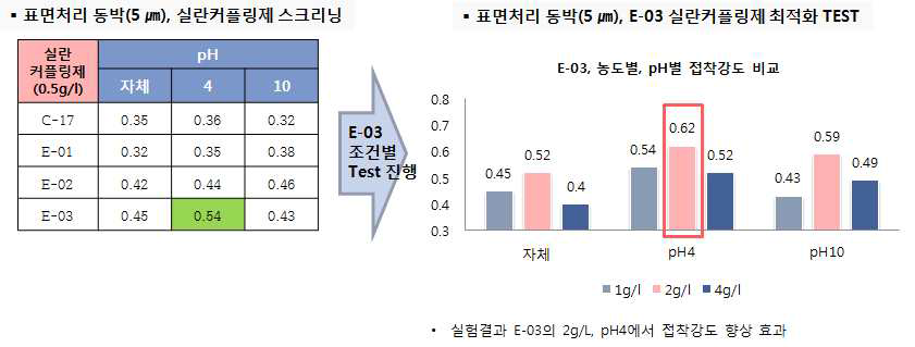 실란 커플링 E-03 개발