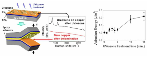 그래핀 표면처리를 통한 접합력 개선 및 계면 신뢰성 확보