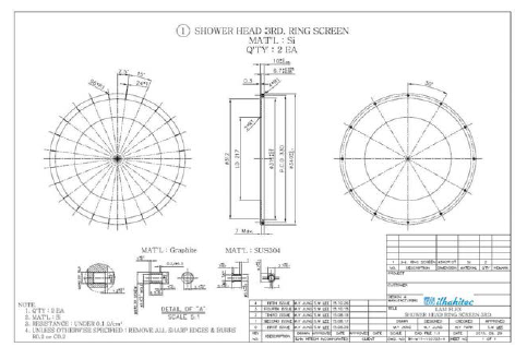 SHOWER HEAD RING SCREEN 3rd